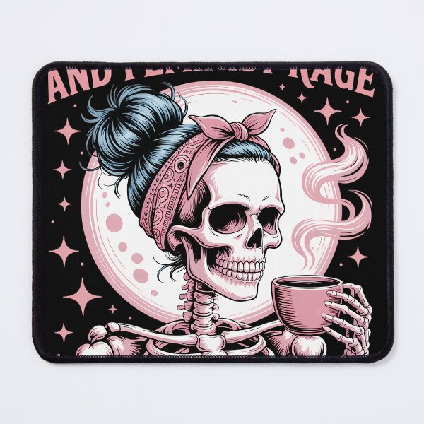 Item preview, Coffee and Feminist Skeletons designed and sold by isatnelkaitio.