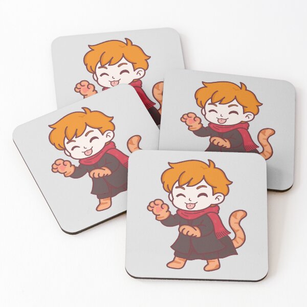 Item preview, Cute Wizard Cat Boy Cartoon Illustration designed and sold by BGMeYou.