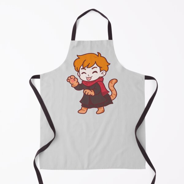 Item preview, Cute Wizard Cat Boy Cartoon Illustration designed and sold by BGMeYou.