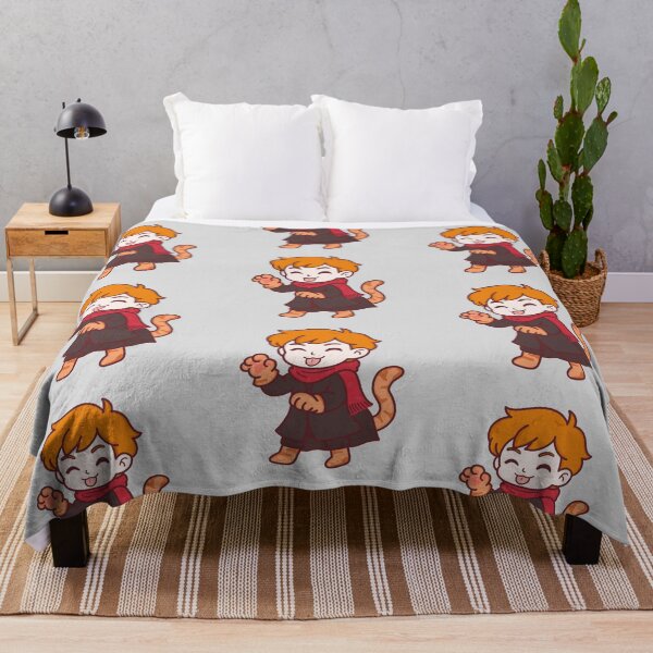 Item preview, Cute Wizard Cat Boy Cartoon Illustration designed and sold by BGMeYou.