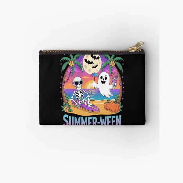 Item preview, Beach Party Halloween Vibes Summerween Skeleton Ghost designed and sold by NicolaMail.