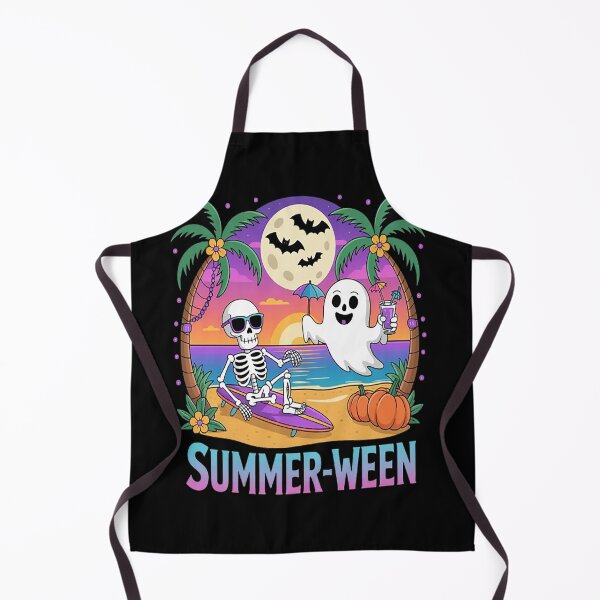 Item preview, Beach Party Halloween Vibes Summerween Skeleton Ghost designed and sold by NicolaMail.