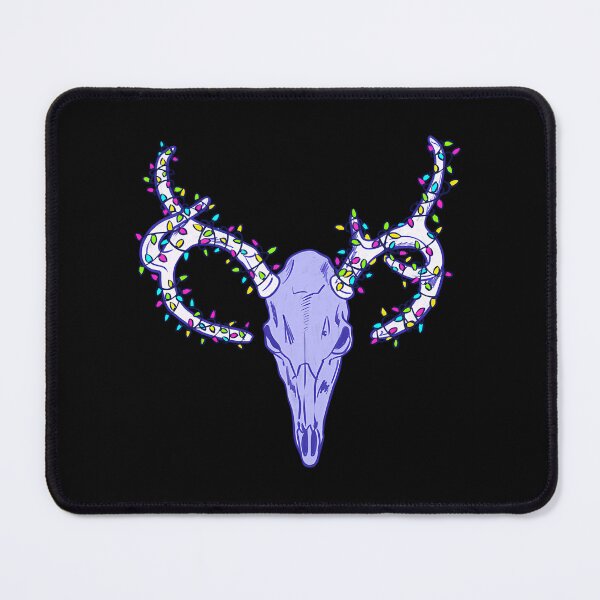 Item preview, Creepy Christmas Stag Skull Rainbow Fairy Goth designed and sold by hybmcvdtj77.