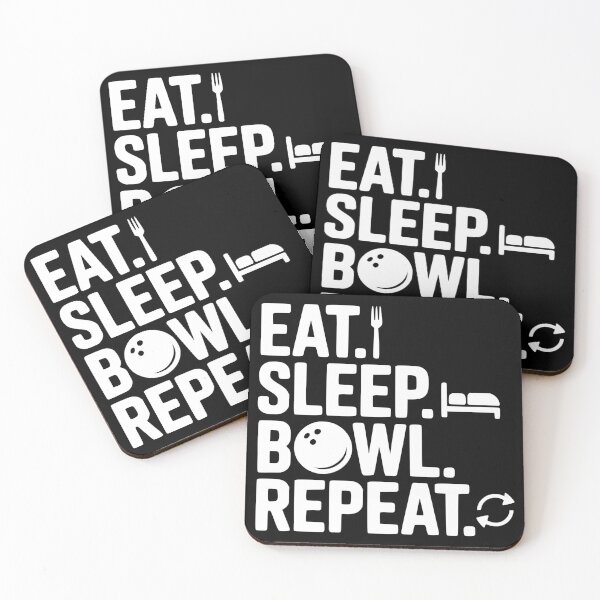 Item preview, Eat Sleep Bowl Repeat designed and sold by theartfulaspie.