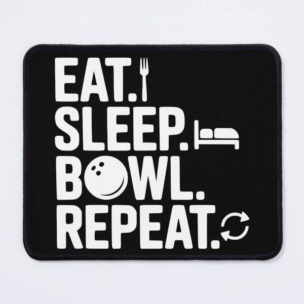 Item preview, Eat Sleep Bowl Repeat designed and sold by theartfulaspie.