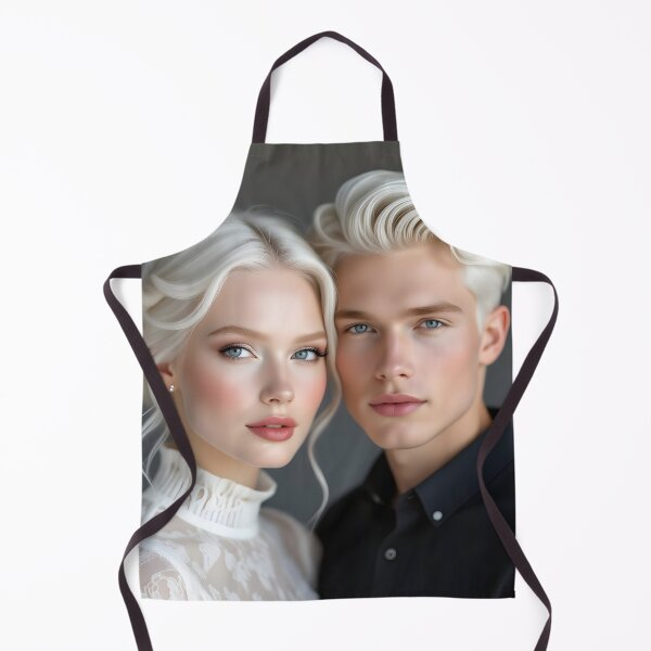 Item preview, Young Man and Women with Albino Hair designed and sold by Sharon Schwalbe.