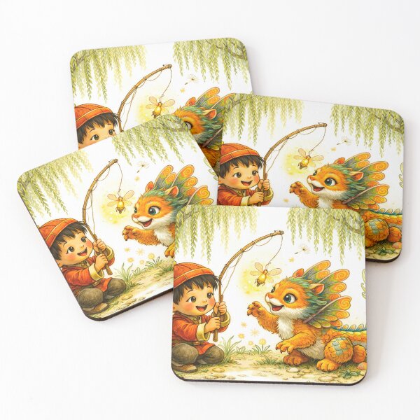 Item preview, Ming and Yinghou Imaginary Friends Series designed and sold by CuddleFish Creations.