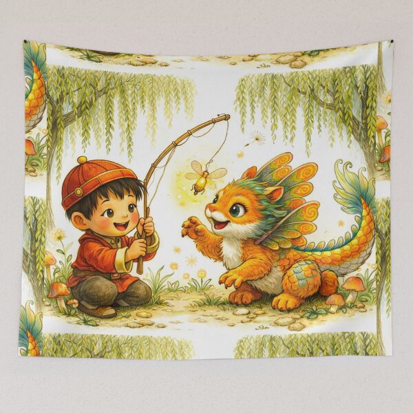 Item preview, Ming and Yinghou Imaginary Friends Series designed and sold by CuddleFish Creations.