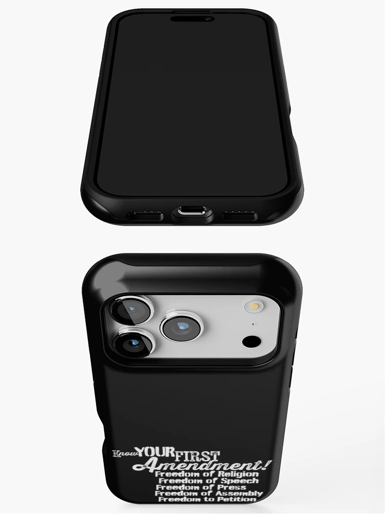 Thumbnail 3 of 4, iPhone Case, First Amendment Rights designed and sold by BANDOFSCRIBBLE Hollywood.