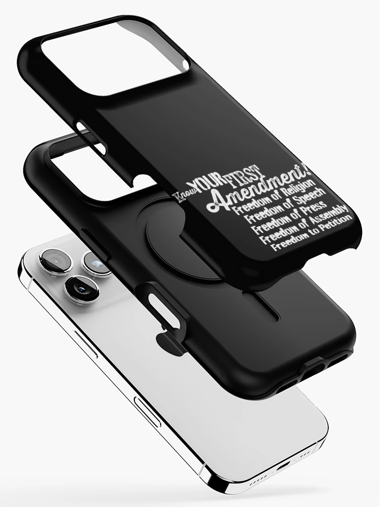 Thumbnail 2 of 4, iPhone Case, First Amendment Rights designed and sold by BANDOFSCRIBBLE Hollywood.