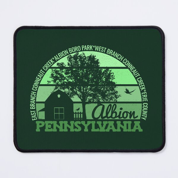 Item preview, Albion Pennsylvania Sunset Retro Vintage Local Pride Logo designed and sold by CRHPOD20.