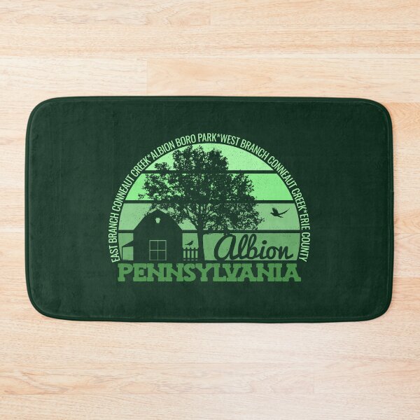 Item preview, Albion Pennsylvania Sunset Retro Vintage Local Pride Logo designed and sold by CRHPOD20.