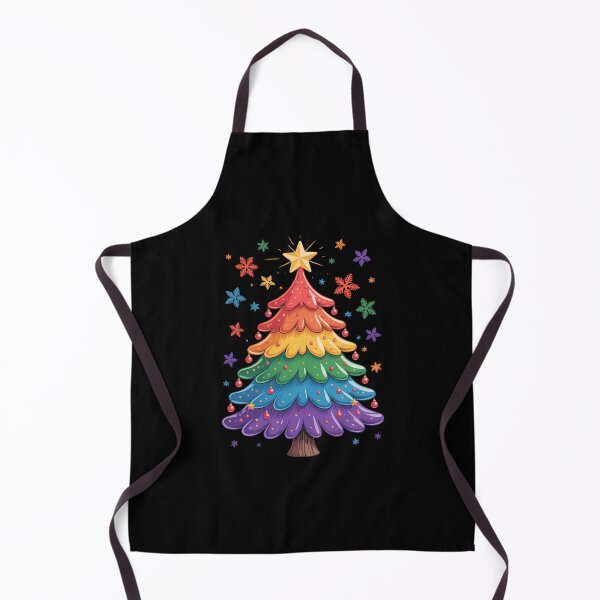 Item preview, Cute LGBTQ Pride Rainbow Flag Gay Merry Christmas Tree X-Mas designed and sold by FaithAbbott.