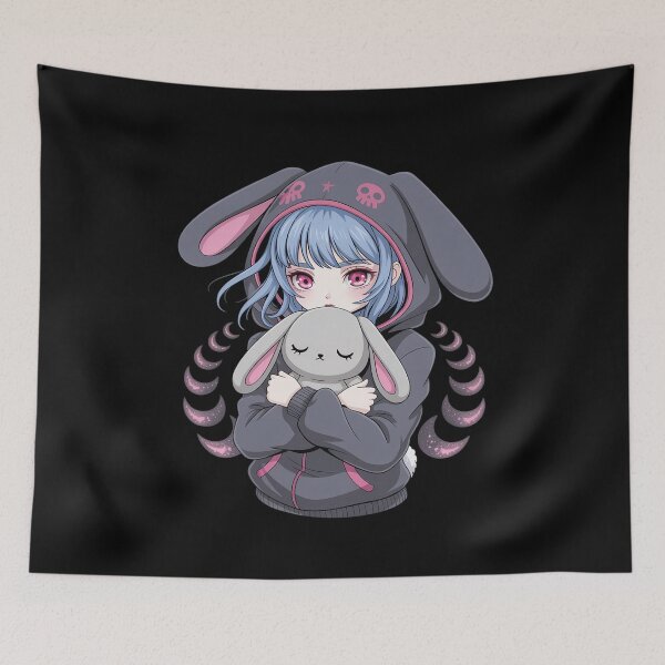 Item preview, Cute E-Girl Girl Goth Bunny Grunge Gothic designed and sold by countntenov.
