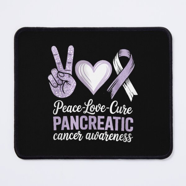 Item preview, Pancreatic Cancer Awareness-Peace Love Cure designed and sold by IdunayaStore.
