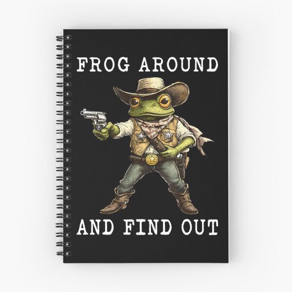 Item preview, Frog Around And Find Out Cowboy Frog Vintage designed and sold by Torionrad.