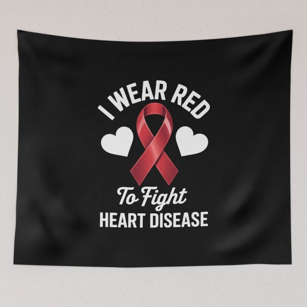 Item preview, I Wear Red To Fight Heart Disease Awareness CHD National Day designed and sold by IdunayaStore.