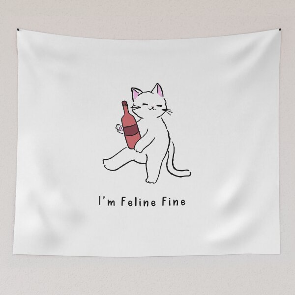 Item preview, I'm Feline Fine designed and sold by chloeandniko.