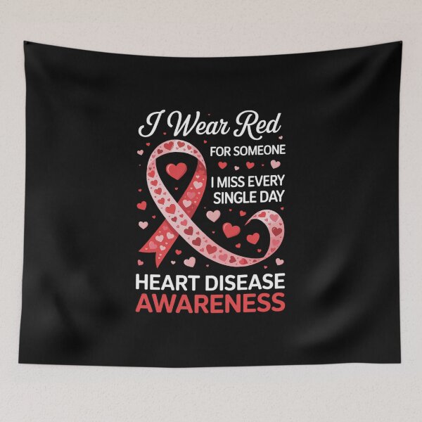 Item preview, I Wear Red for Someone Heart Disease Awareness designed and sold by IdunayaStore.