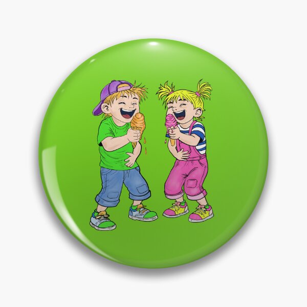 Item preview, Leo and his sister Rosie are eating their ice cream, mmm... designed and sold by chromyral-creations.