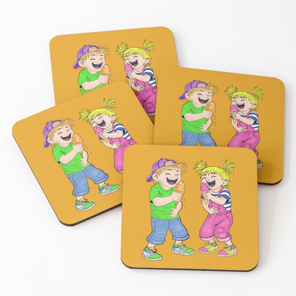 Item preview, Leo and his sister Rosie are eating their ice cream, mmm... designed and sold by chromyral-creations.