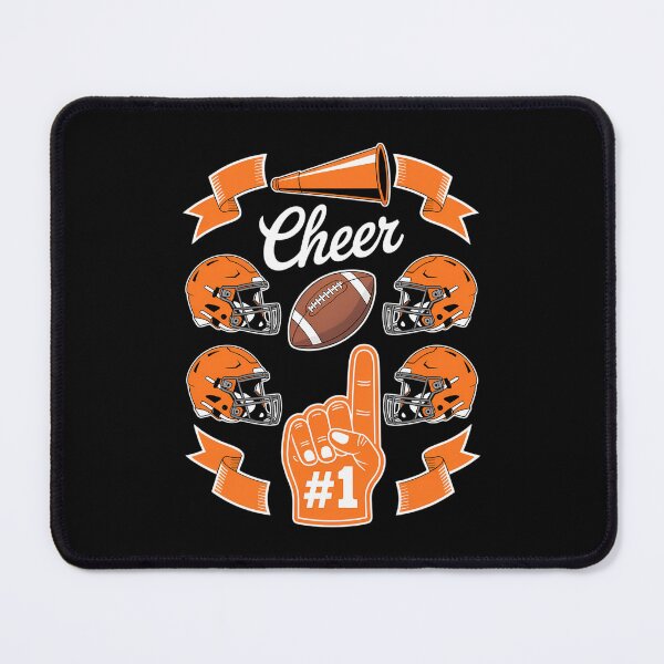 Item preview, Orange Coquette Football Cheer Game Day designed and sold by IdunayaStore.