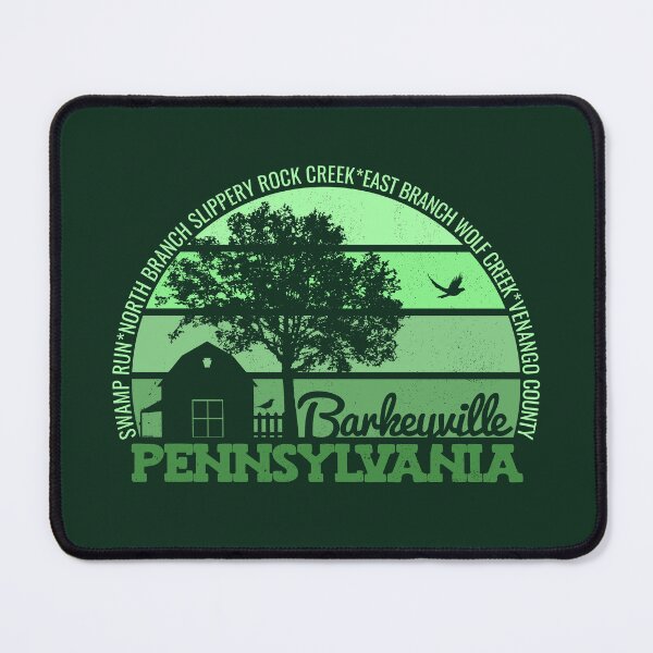 Item preview, Barkeyville Pennsylvania Sunset Retro Vintage Local Pride Logo designed and sold by CRHPOD20.