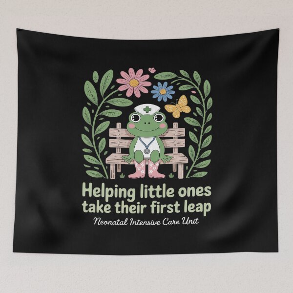 Item preview, Cute Frog NICU Nurse Summer Neonatal Intensive Care Unit RN designed and sold by countntenov.
