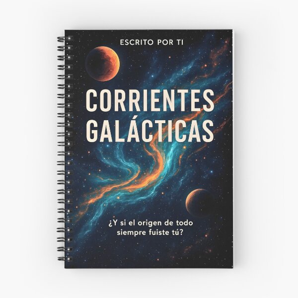Artikelvorschau, Galaktisches Science-Fiction-Notizbuch – Strömungen des stellaren Ursprungs entworfen und verkauft von Anomaly 404 Error.