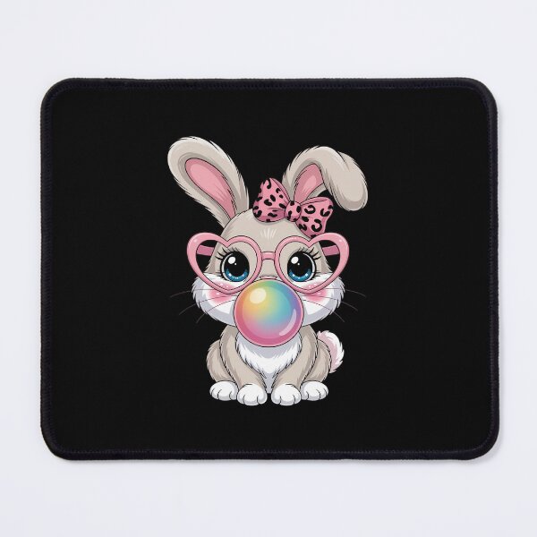 Item preview, Cute Bunny Rabbit Face Leopard Bow Girls Happy Easter Day designed and sold by FaithAbbott.