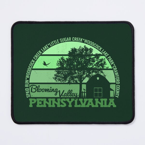 Item preview, Blooming Valley Pennsylvania Sunset Retro Vintage Local Pride Logo designed and sold by CRHPOD20.