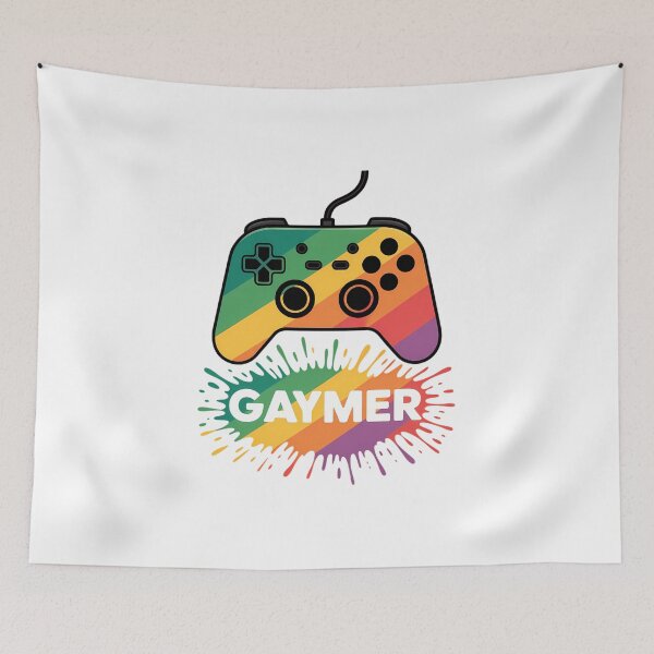 Item preview, LGBT Gamer Gaymer Gay Pride Rainbow Gamepad designed and sold by IdunayaStore.