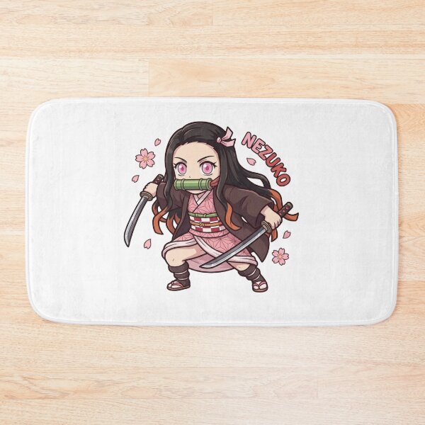 Item preview, Nezuko Chibi Anime Warrior Dual Katana Art designed and sold by Innova_Creations.