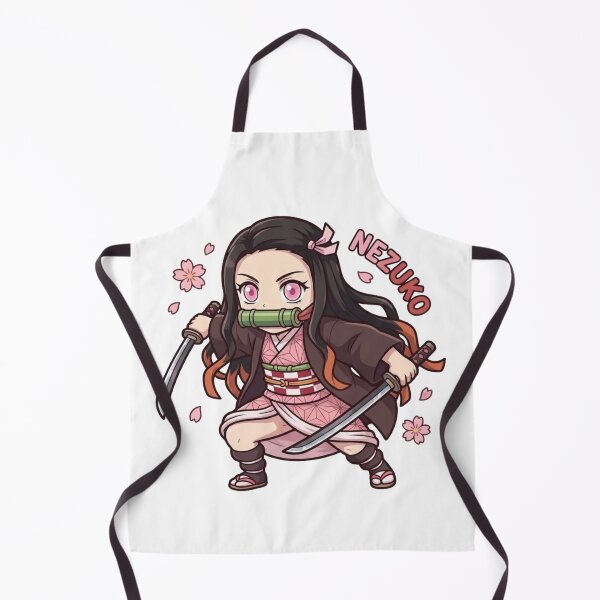 Item preview, Nezuko Chibi Anime Warrior Dual Katana Art designed and sold by Innova_Creations.