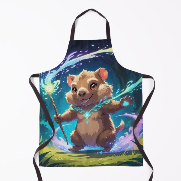 Item preview, Cute Magical Wombat Wizard designed and sold by Uniquely Yours.