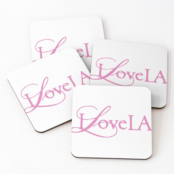 Item preview, I Love LA Pink Logo designed and sold by Ashloveskitties.