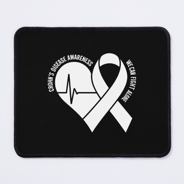 Item preview, Crohns Disease Heart Support Purple Ribbon Crohn's Awareness designed and sold by IdunayaStore.