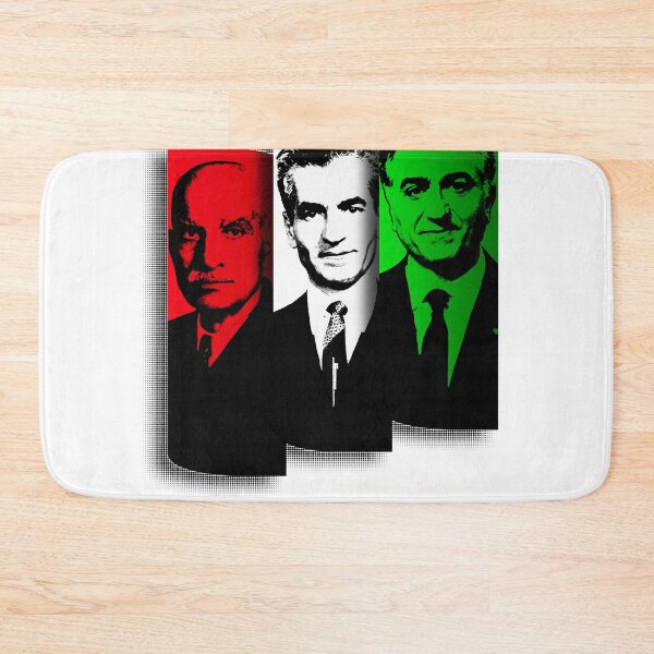 Item preview, Iranian Monarchy Tricolor Portrait Art 3 Pahlavi kings designed and sold by Fereshteh  Gilaki.