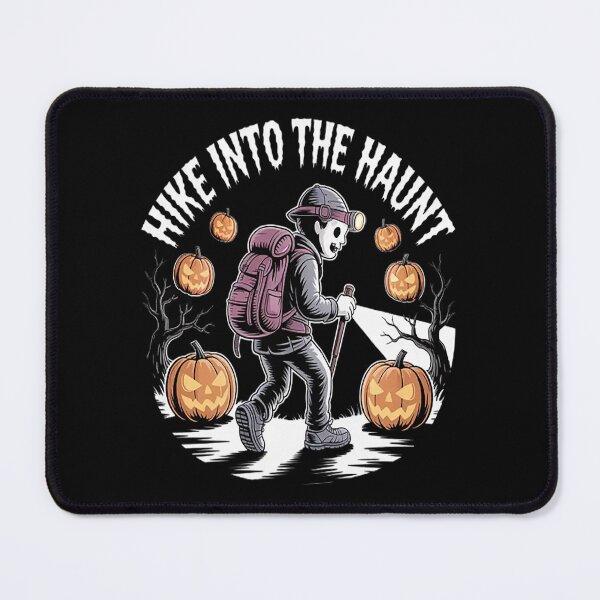 Item preview, Hike Into The Haunt Spooky Adventures Await Halloween Hiker designed and sold by TheRetroStyle.