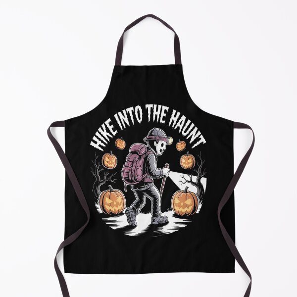 Item preview, Hike Into The Haunt Spooky Adventures Await Halloween Hiker designed and sold by TheRetroStyle.