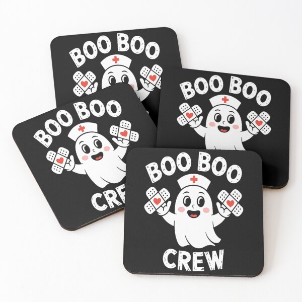 Item preview, Boo Boo Crew Ghost Nurse Costume Halloween designed and sold by NicolaMail.