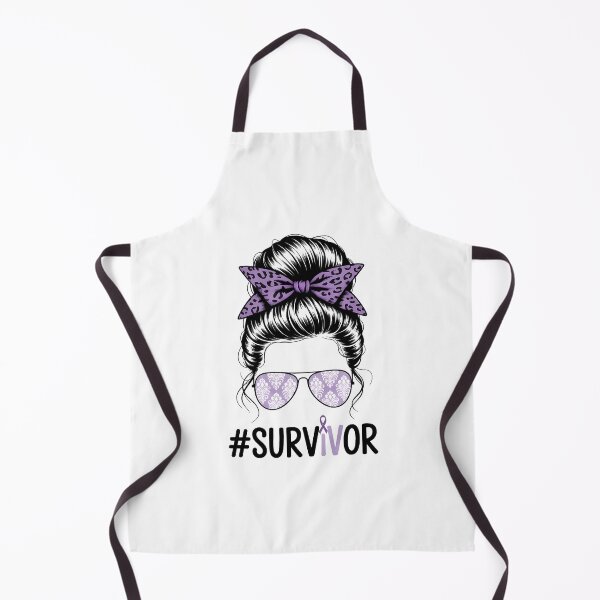 Item preview, Pancreatic Cancer Survivor Messy Bun Hair Bleached Leopard designed and sold by IdunayaStore.
