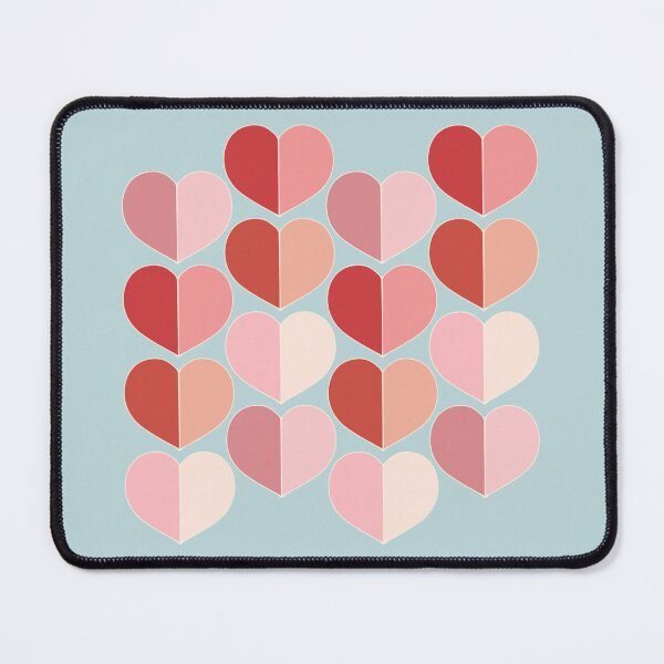 Item preview, Minimal Retro Heart Grid Illustration designed and sold by BibidibuDesigns.