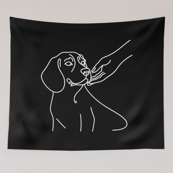 Item preview, Dog and People Punch Hand Dog Man Friendship Bump Dog's Paw designed and sold by CruelShadesSt.