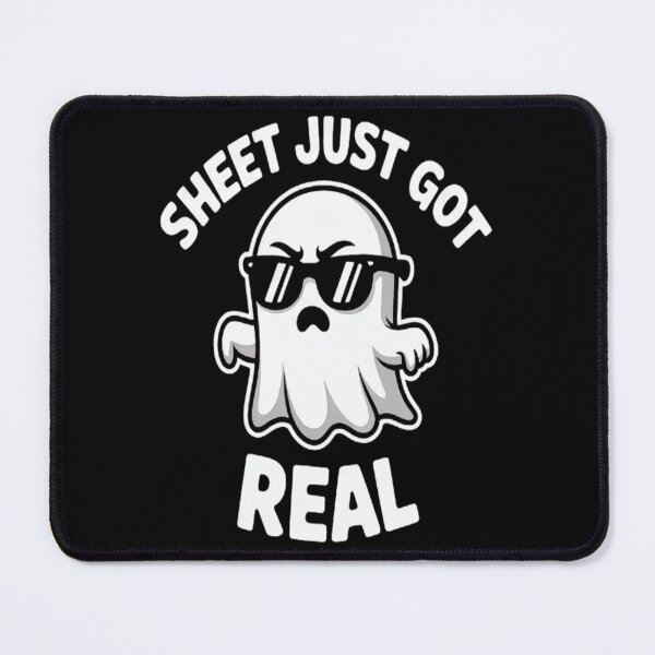 Item preview, Boo Sheet Just Got Real Ghost Halloween designed and sold by NicolaMail.