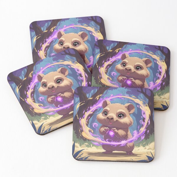 Item preview, Magical Chibi Wombat Sorcerer designed and sold by Uniquely Yours.