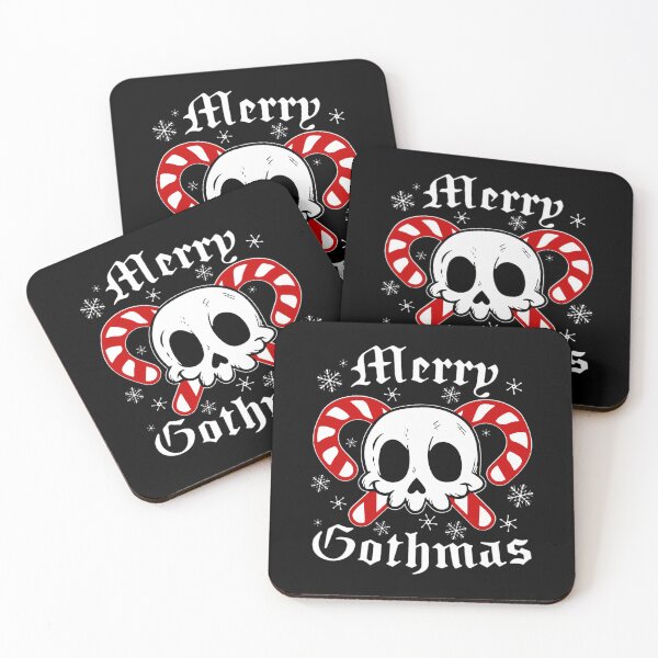 Item preview, Merry Gothmas Skull Candy Cane Horns Gothic Christmas designed and sold by hybmcvdtj77.