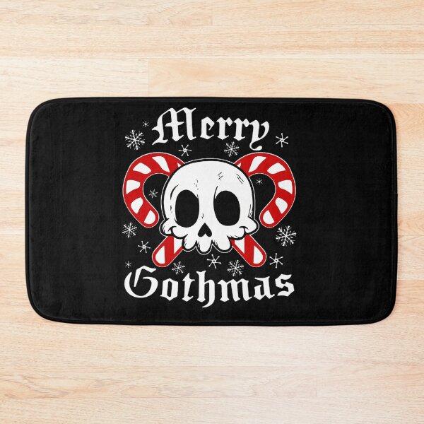 Item preview, Merry Gothmas Skull Candy Cane Horns Gothic Christmas designed and sold by hybmcvdtj77.