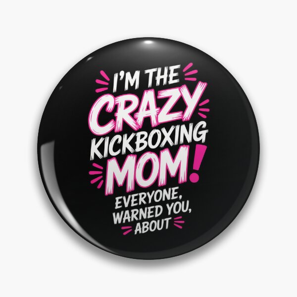 Item preview, Crazy Kickboxing Mom Hobby designed and sold by FaithAbbott.