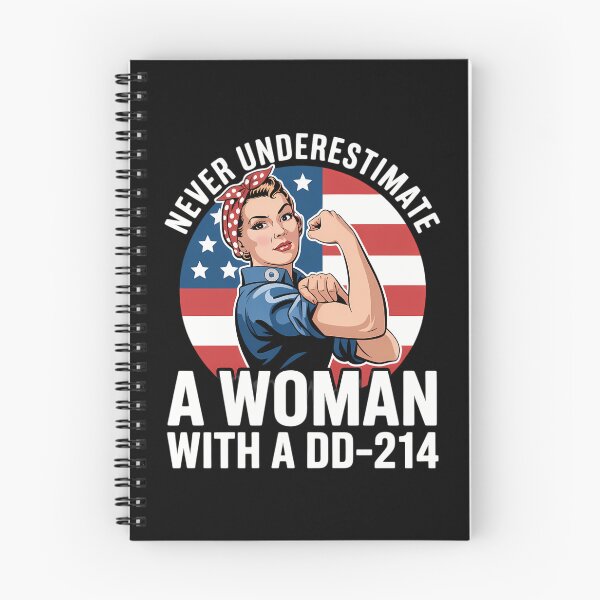 Item preview, Never Underestimate A Woman With A DD-214 Veterans Day Mom designed and sold by IdunayaStore.